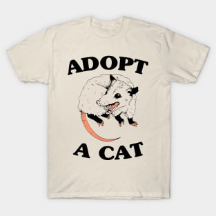 Adopt A Cat - Possum Lovers T-Shirt